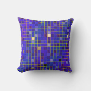 Coussin de grille surveillée - Bleu Cobalt