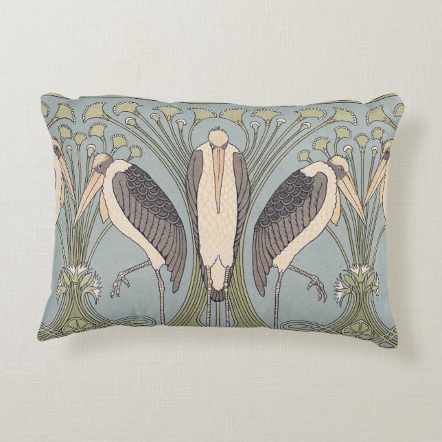 Coussin de grue Art Nouveau (Dos)