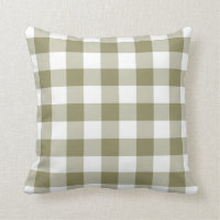 Coussin de guingan en vert de cèdre
