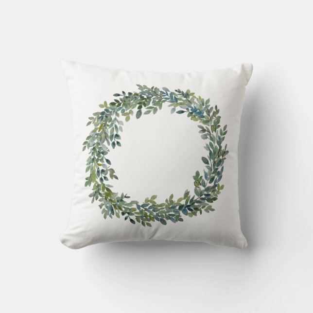 Coussin de guirlande de buis de coton (Recto)