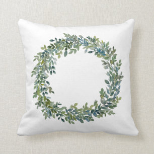 Coussin de guirlande de buis de coton