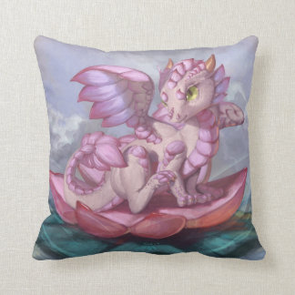Coussin de Hatchling de dragon de Lotus