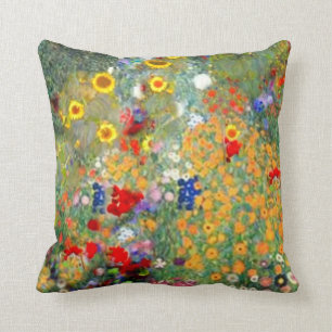 Coussin de jardin d'agrément de style de Klimt par
