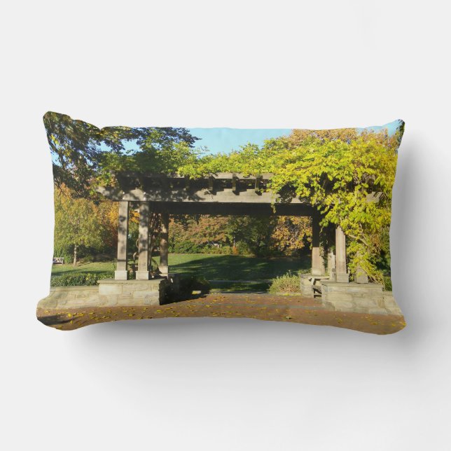 Coussin de jardin d'automne (Recto)