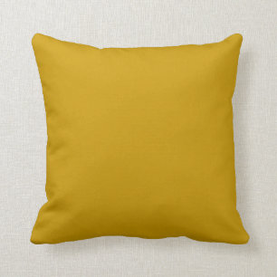 coussin de jaune de moutarde