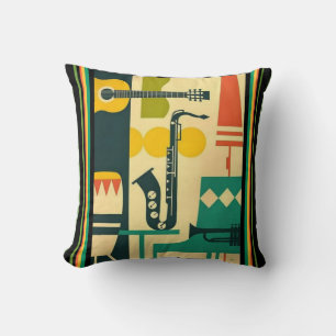 Coussin de jazz moderne de la moitié du siècle