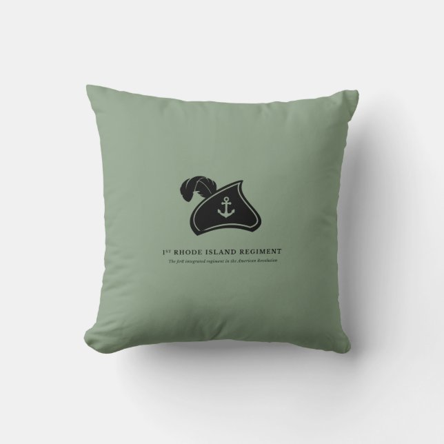 Coussin de jet — 1er régiment de Rhode Island (Recto)