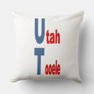 Coussin de jet 20" x 20" TOURISME UTAH
