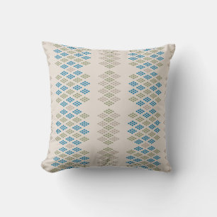 Coussin de jet à motif ogee traditionnel