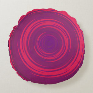 Coussin de jet à tourbillon rond