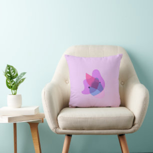 Coussin de jet abstrait coloré