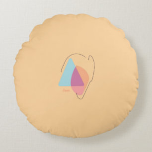 Coussin de jet abstrait coloré