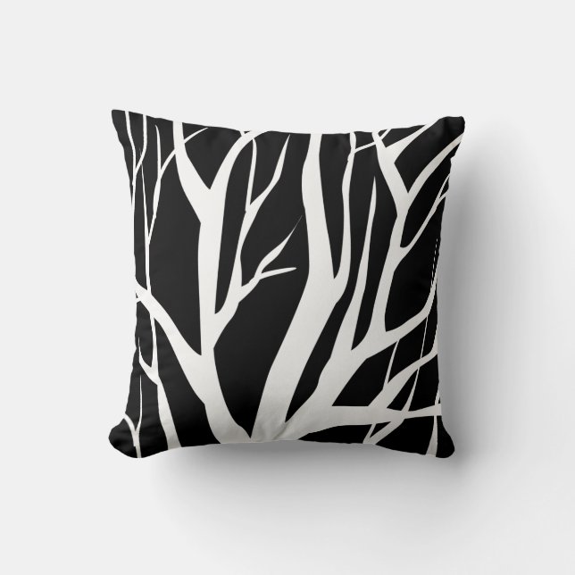 Coussin de jet - Arbre d'hiver (Recto)
