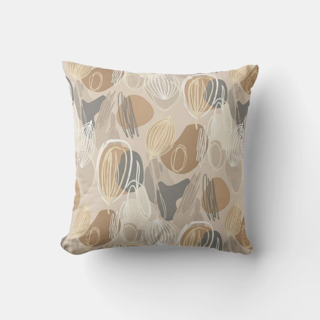 Coussin de jet Boho Naturel (Recto)