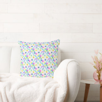 Coussin de jet coloré Cottage