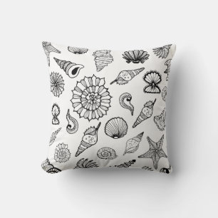 Coussin de jet-Coquilles de plage