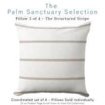 Coussin de jet côtier blanc