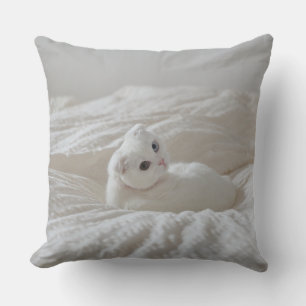 Coussin de jet Cute Cat – Maison pour amateur de c