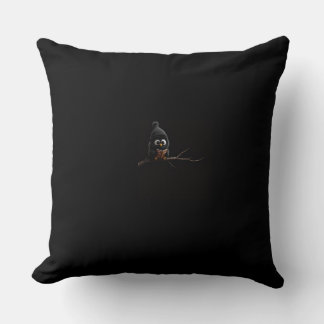 Coussin de jet de couleur noire