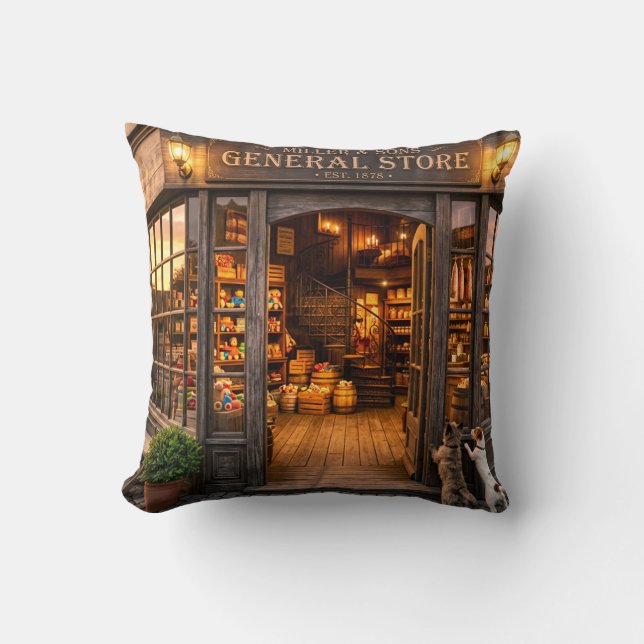 Coussin de jet de magasin général (Recto)
