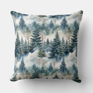 Coussin de jet de rêve de forêt enchantée