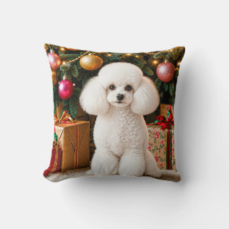 Coussin de jet de vacances de Toy Poodle