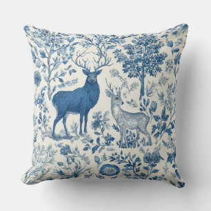 Coussin de jet décoratif à motif d'animaux de la f