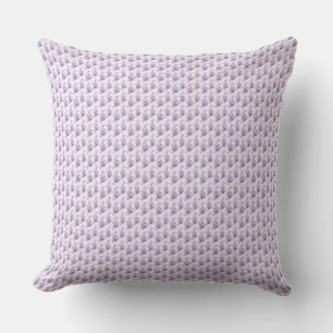 Coussin de jet délicat à motif de prairie florale