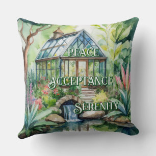 Coussin de jet d'harmonie botanique 