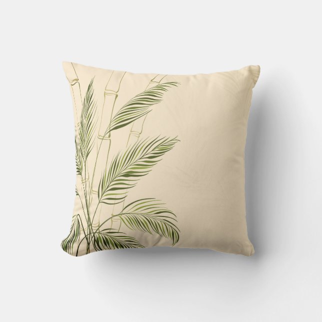 Coussin de jet en bambou (Recto)