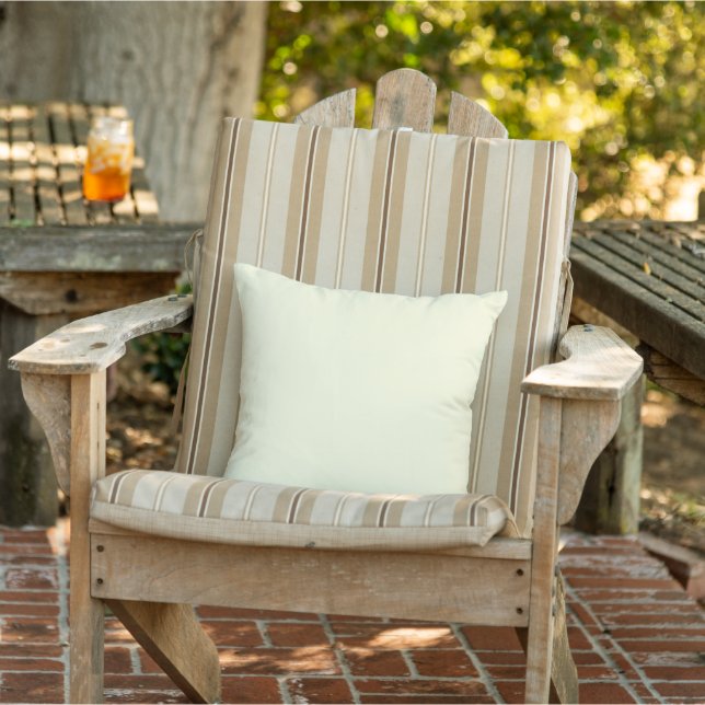 Coussin de jet extérieur jaune clair (Chaise)