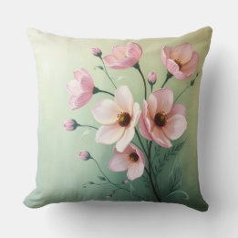 Coussin de jet floral