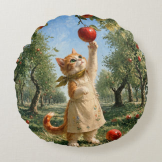 Coussin de jet Marron's Autumn Apple Tree
