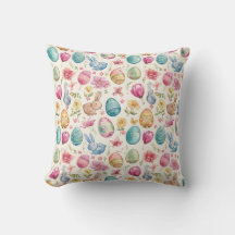 Coussin de jet Pâques 6 Floraison de printemps