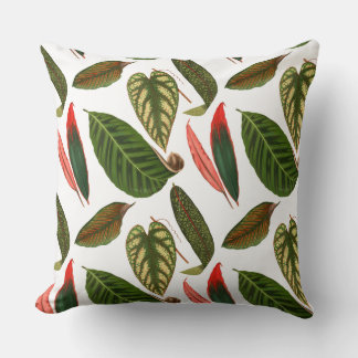 Coussin de jet vintage floral de l'été