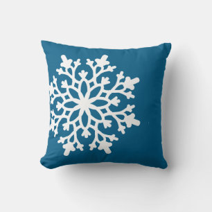 Coussin de jetage - Flocon de neige de Noël