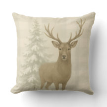 Coussin de jeté rustique d'hiver
