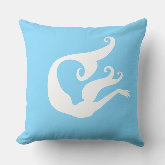 Coussin de jeté Sirène (Recto)