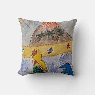 Coussin de jetée de l'île de la sirène