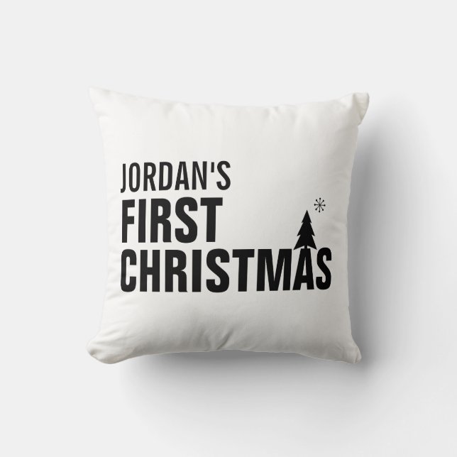Coussin de Jeu de Noël pour bébé (Recto)