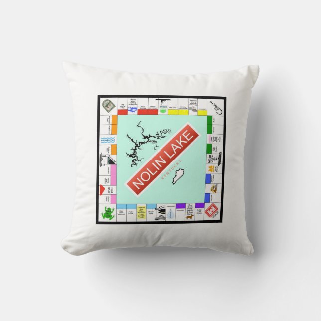 Coussin de jeu de Nolin Lake (Recto)