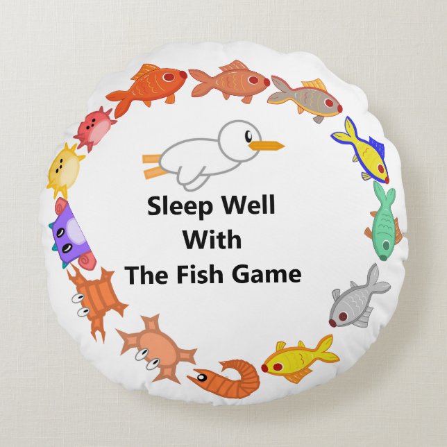 Coussin de jeu de poisson (Devant)