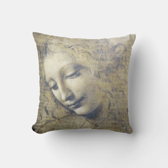Coussin de jeune femme de Leonardo da Vinci (Recto)
