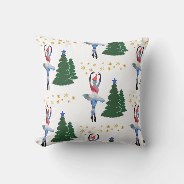 Coussin de Jour de l'An Ballerina 41 x 41 cm (Recto)