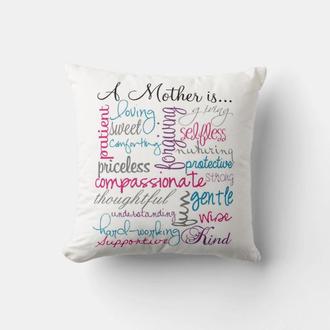 Coussin de jour de mères (Recto)