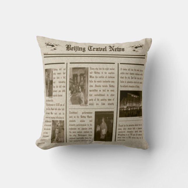 Coussin de journal (Recto)