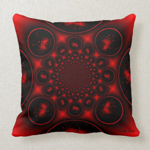 Coussin de Kaleidscope de cercle de feu