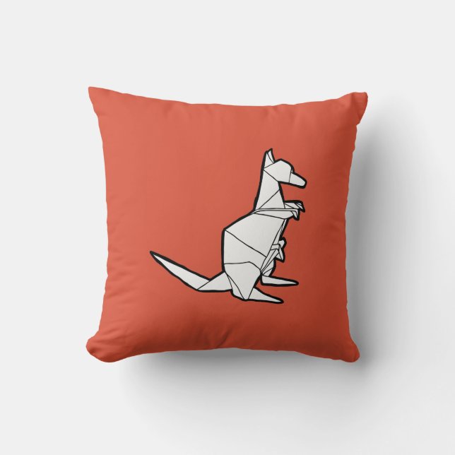 Coussin de kangourou d'origami (Recto)