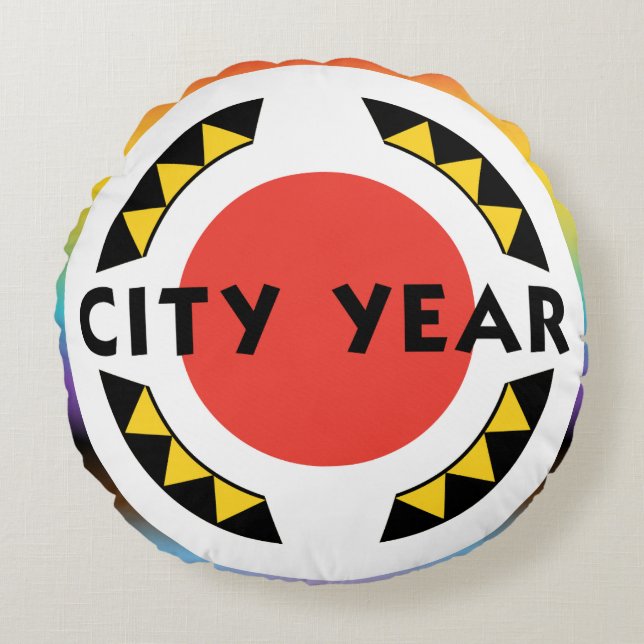 Coussin de la City Year Pride (Devant)