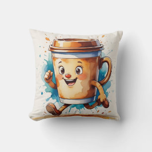 Coussin de la Coupe du Café Retro